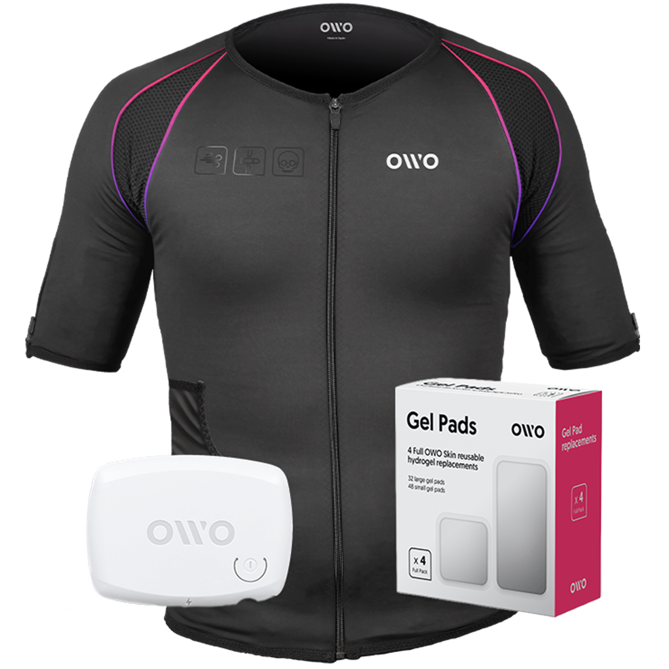 OWO kit skin + device + Gel Pads 4