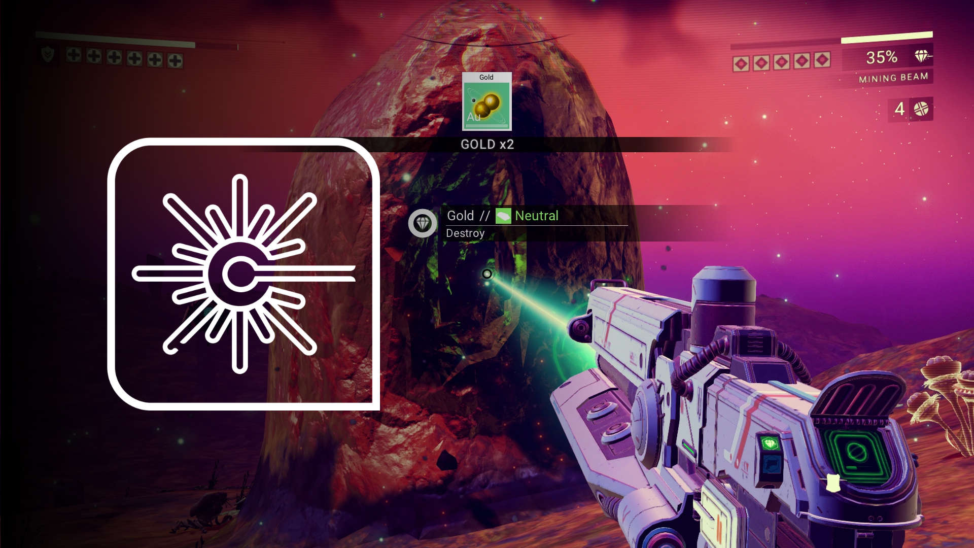 No Man’s Sky mining laser and multitool haptics with OWO Skin