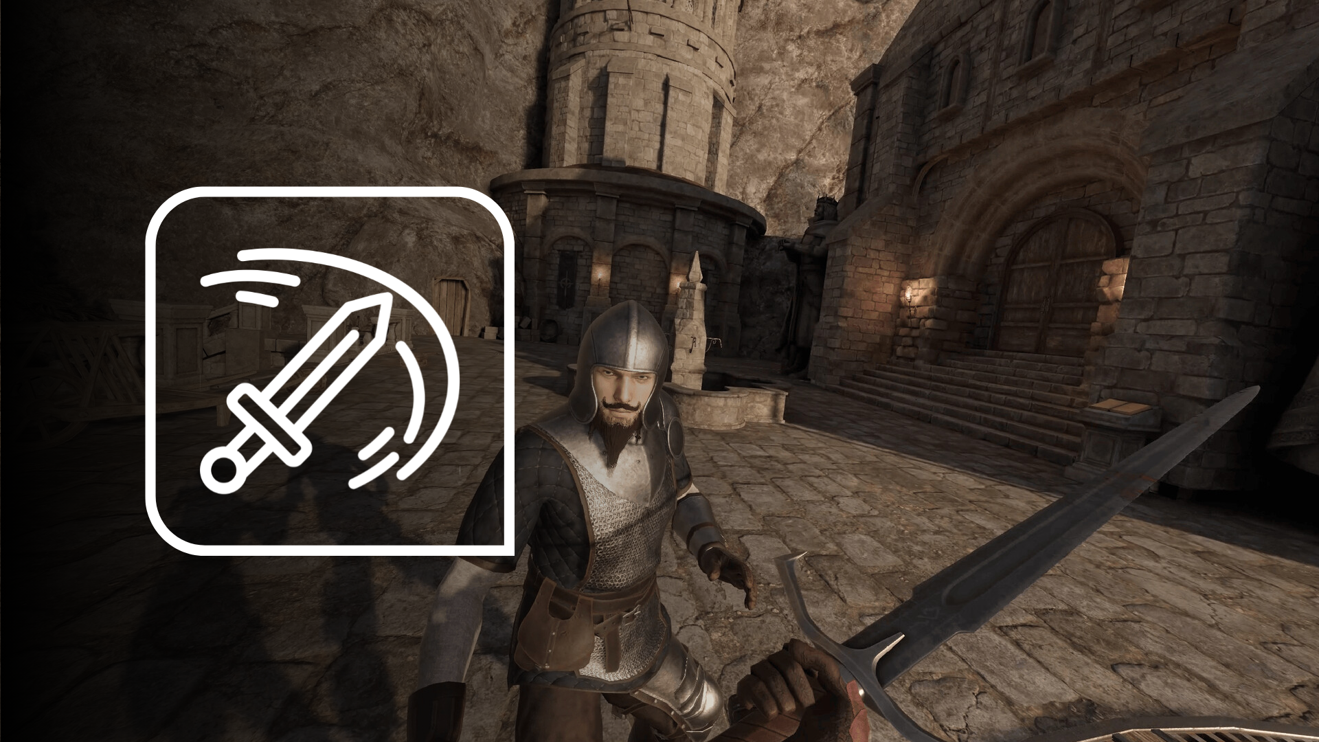 Blade and Sorcery melee combat with OWO Skin